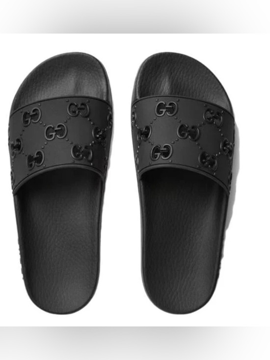 Gucci Shoes - Gucci slides- Women's Pursuit GG Slide Sandals